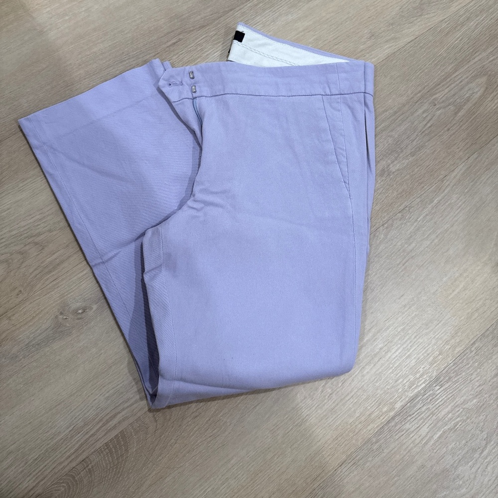 Purple j crew pants size 6